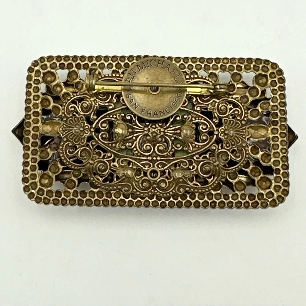 Jan Micheals Vintage Egyptian Revival Brooch
